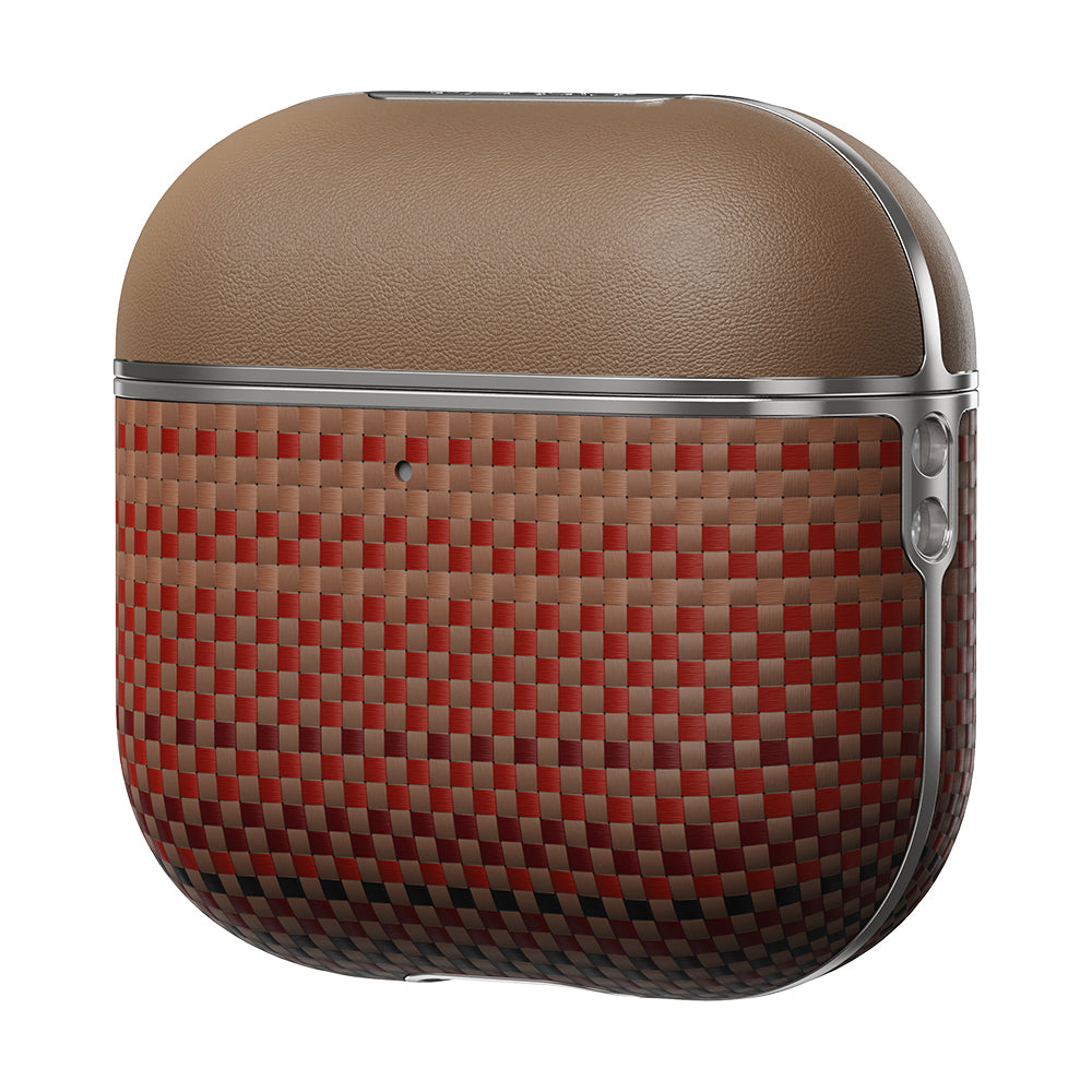 Pitaka Tactile Woven Sunset-Moonrise Serisi Airpods Pro 2 Aramid Fiber Sunset Kılıf Pitaka Tactile Woven Sunset-Moonrise Serisi Airpods Pro 2 Aramid Fiber Sunset Kılıf